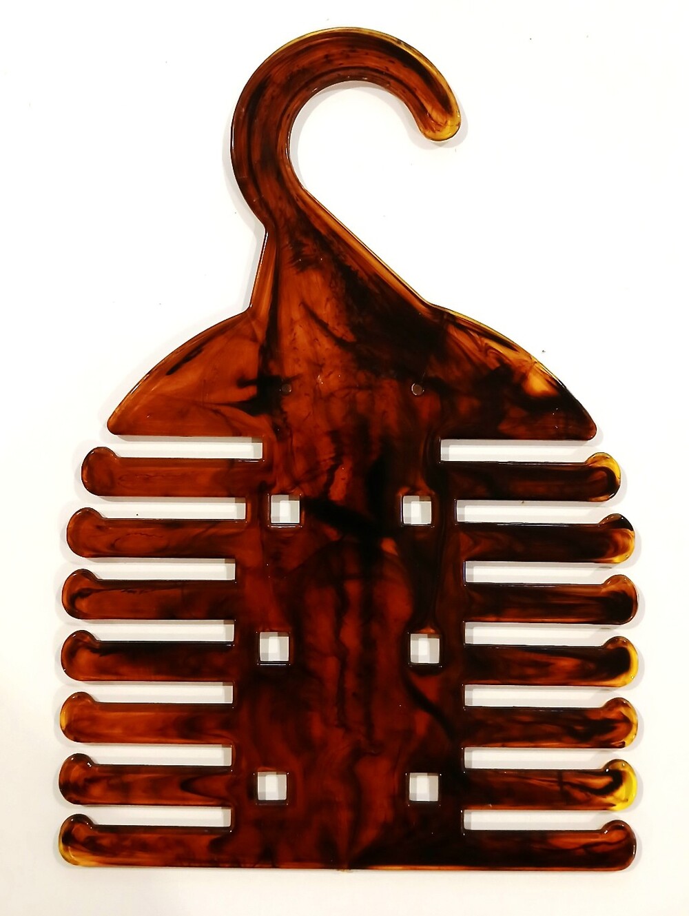 Vintage Pladtic Tortoiseshell Tie Holder Hanger